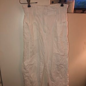 Urbano Outfitters high waisted white pants